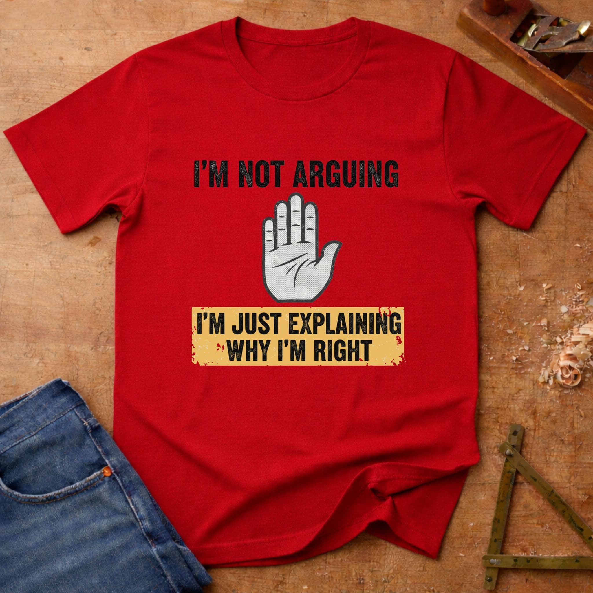 I'm not arguing in Red