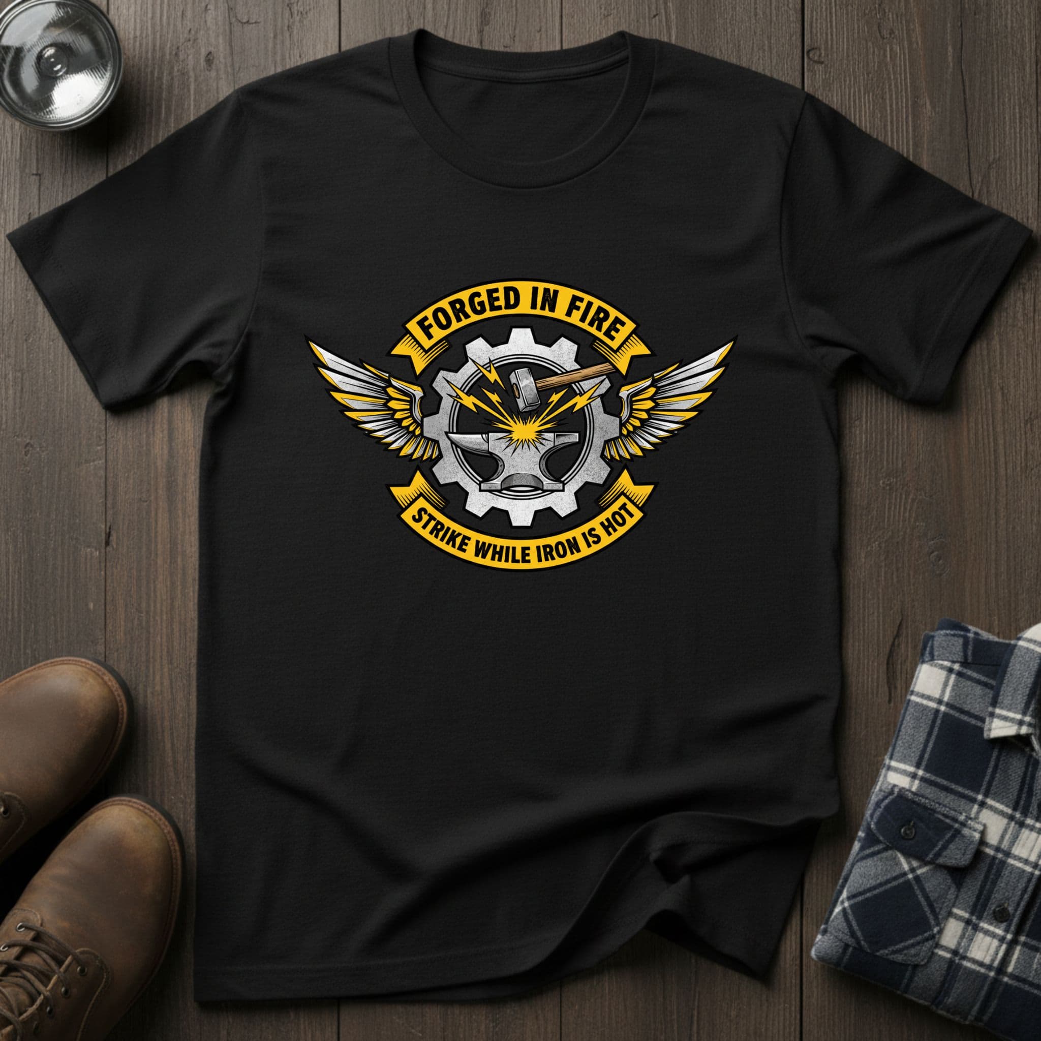 Forged in Fire, workshop T-shirt