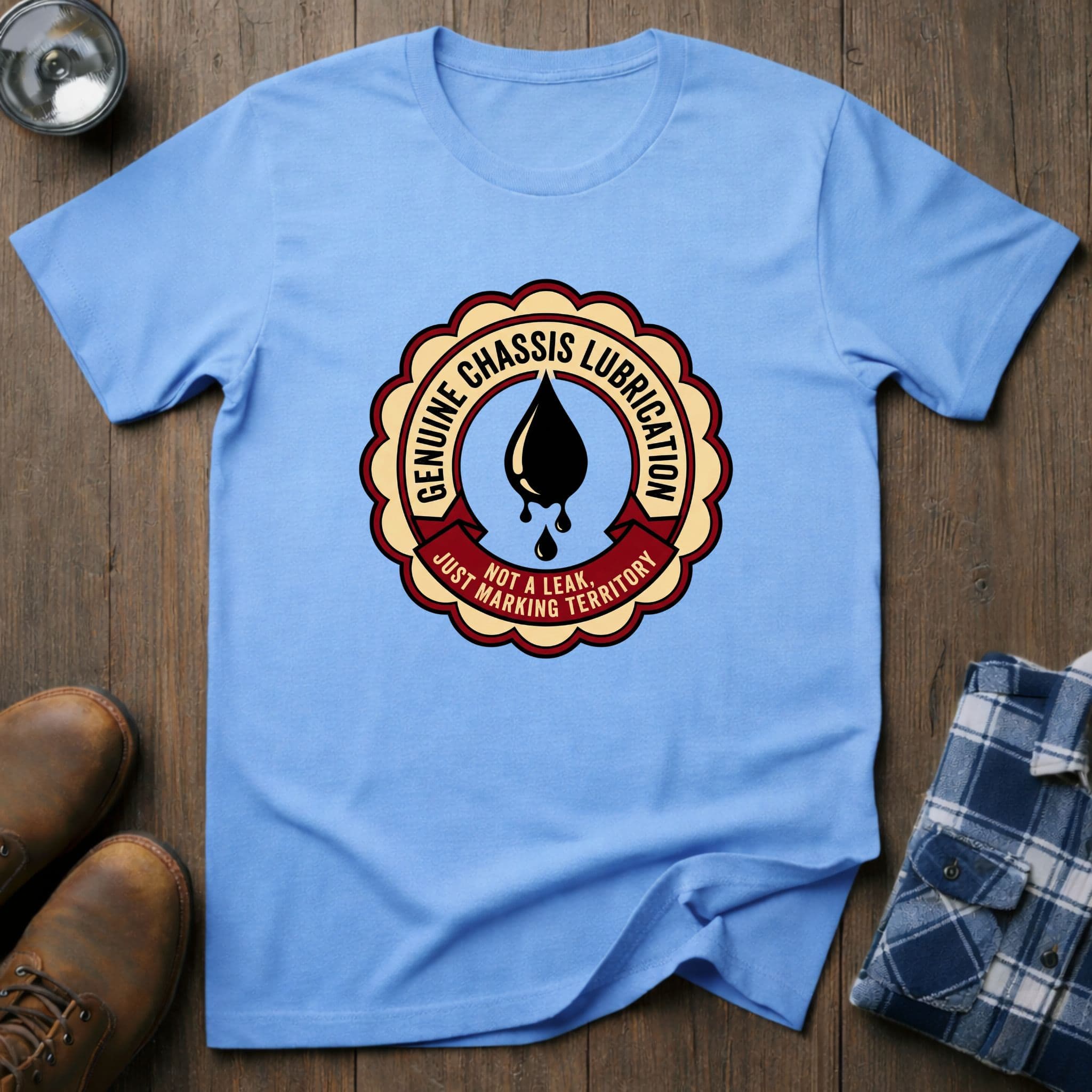 Genuine Chassis Lubrication, funny mechanic T-shirt
