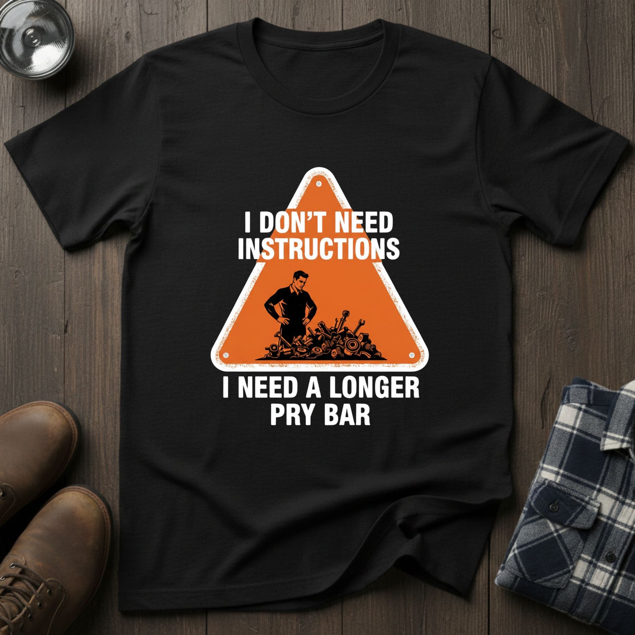 I Don't need instructions, funny handyman T-shirt