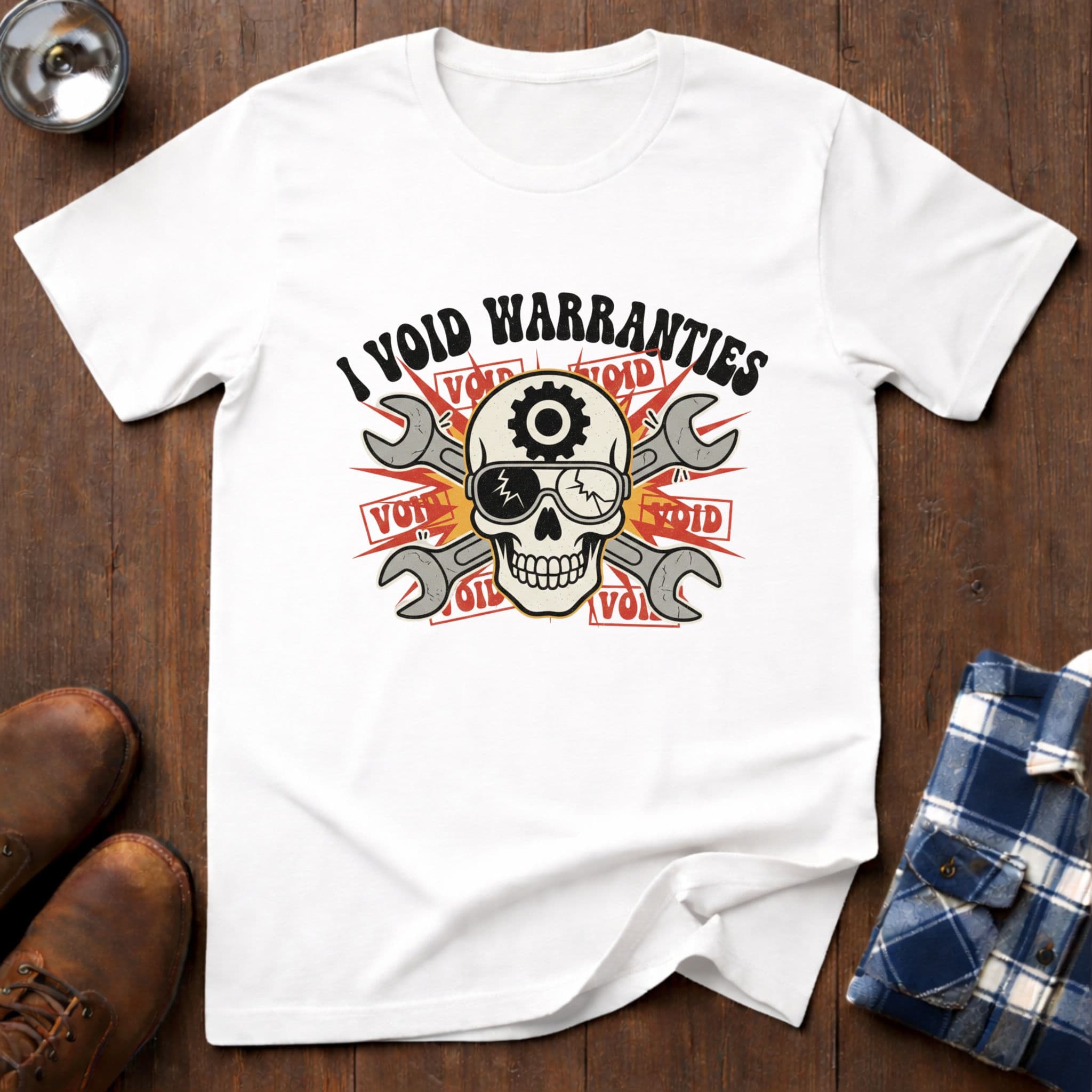 I Void Warranties, funny handyman T-shirt