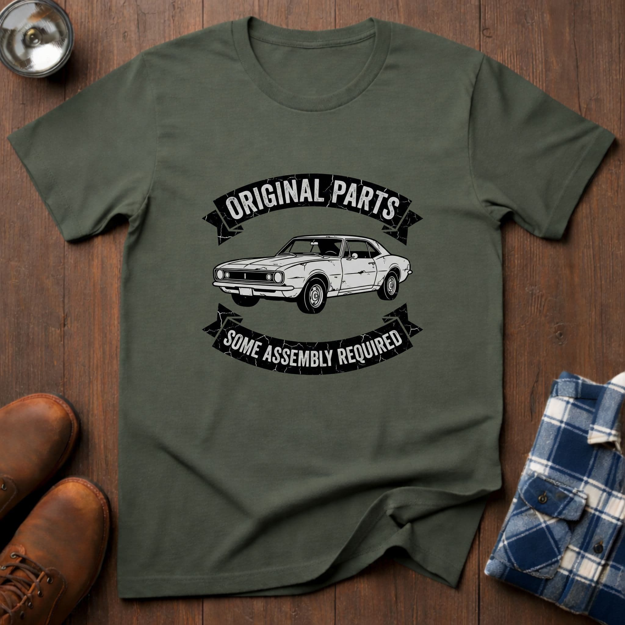 Original parts, funny car guy T-shirt
