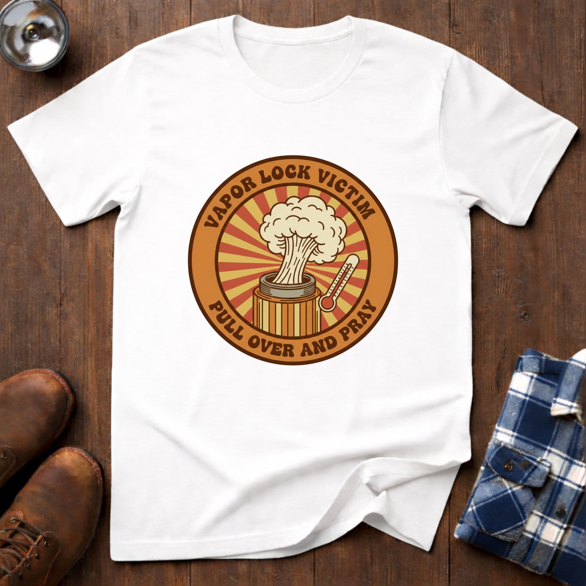 Vapour Lock, funny mechanic T-shirt