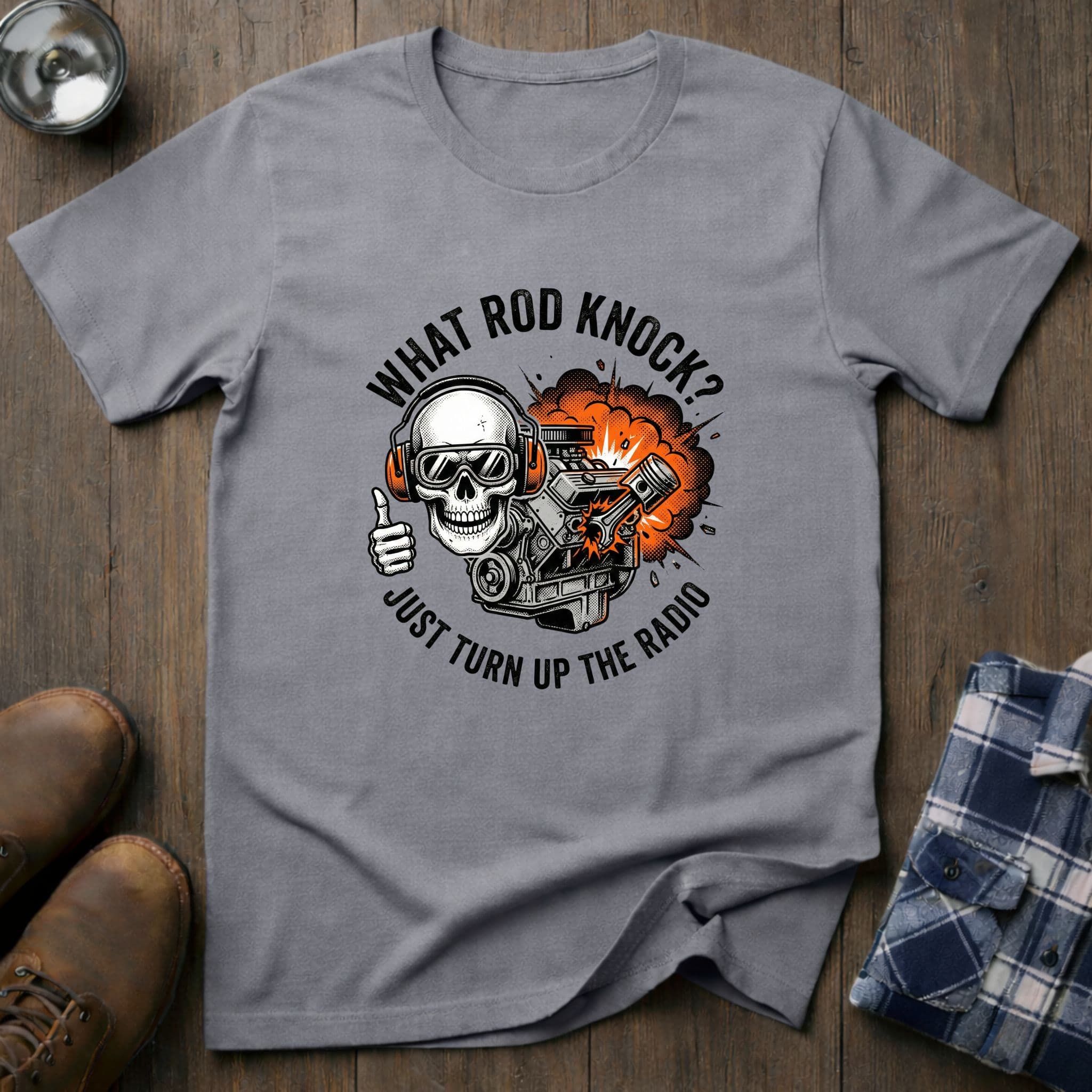 What Rod Knock, funny mechanic T-shirt