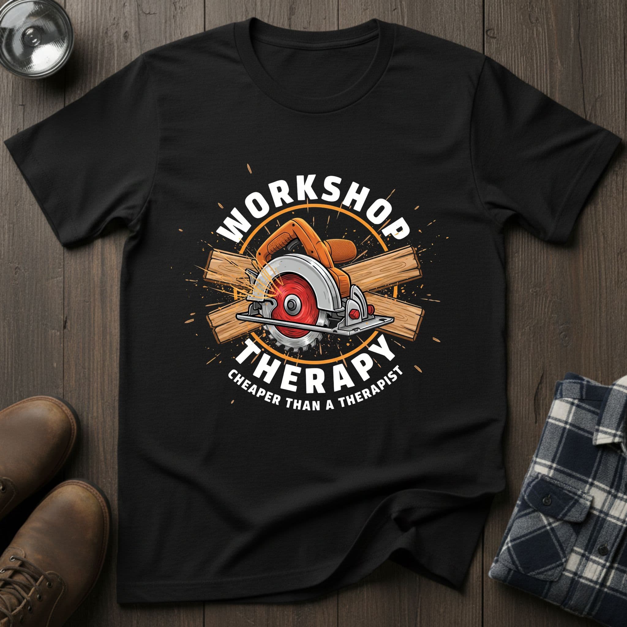 Workshop Therapy, funny workshop T-shirt
