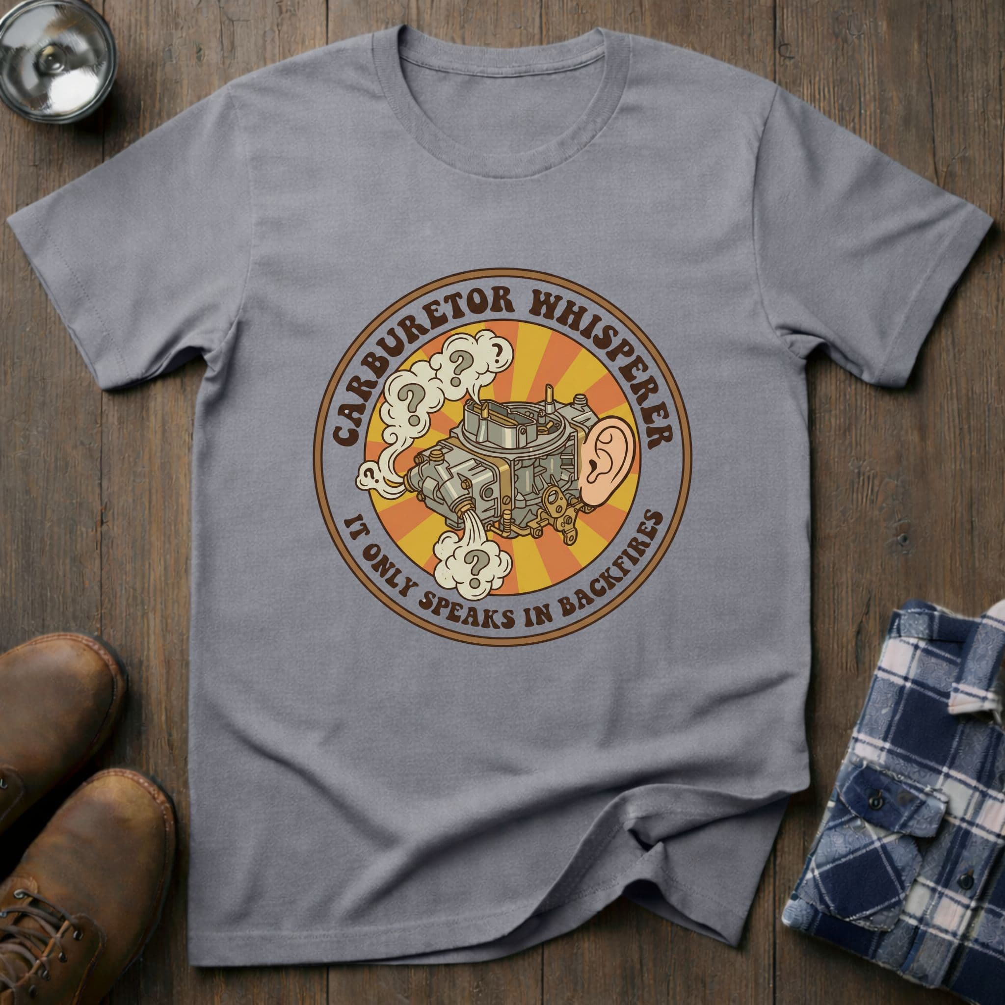 Carburetor Whisperer, funny mechanic T-shirt