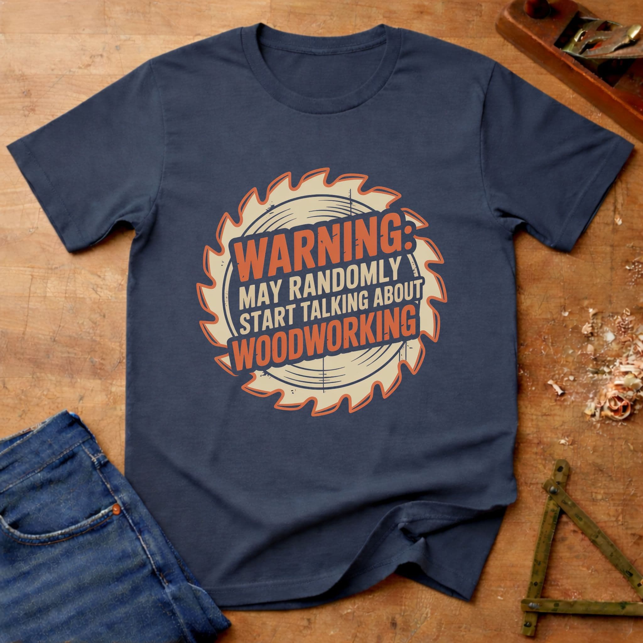 May talk about woodworking, funny woodworking T-shirt