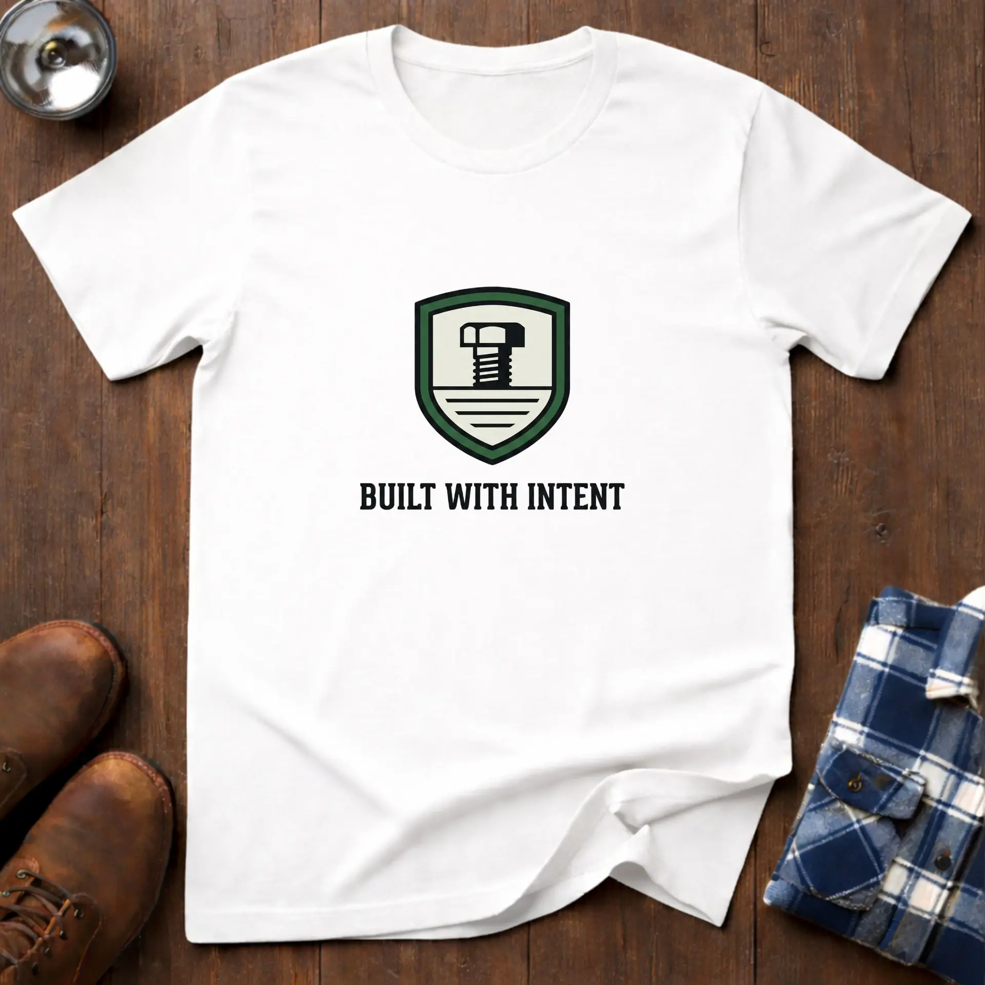 Built with Intent, workshop T-shirt