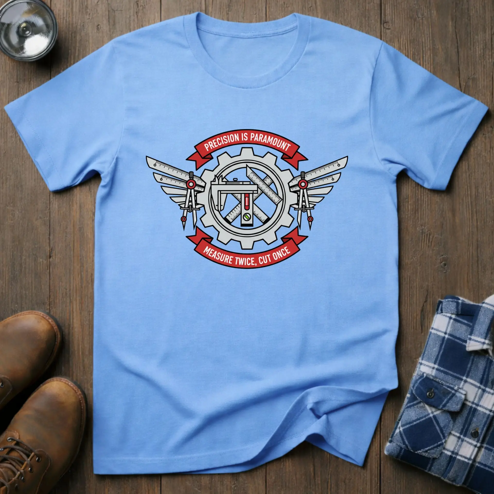 Precision is Paramount, woodworking T-shirt
