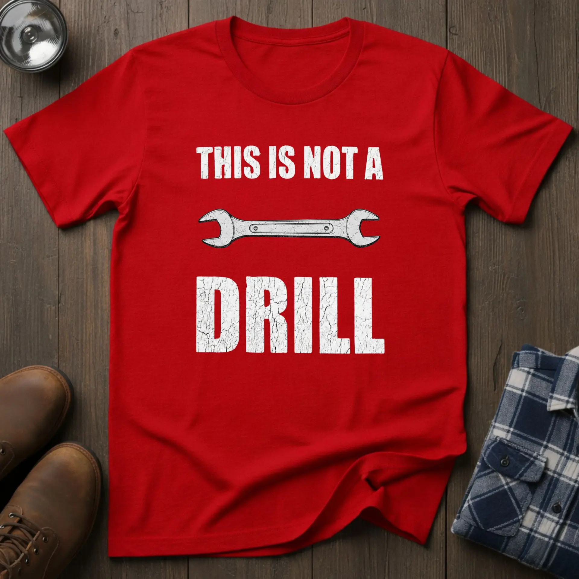 This Is Not a Drill – Wrench Edition, funny handyman T-shirt