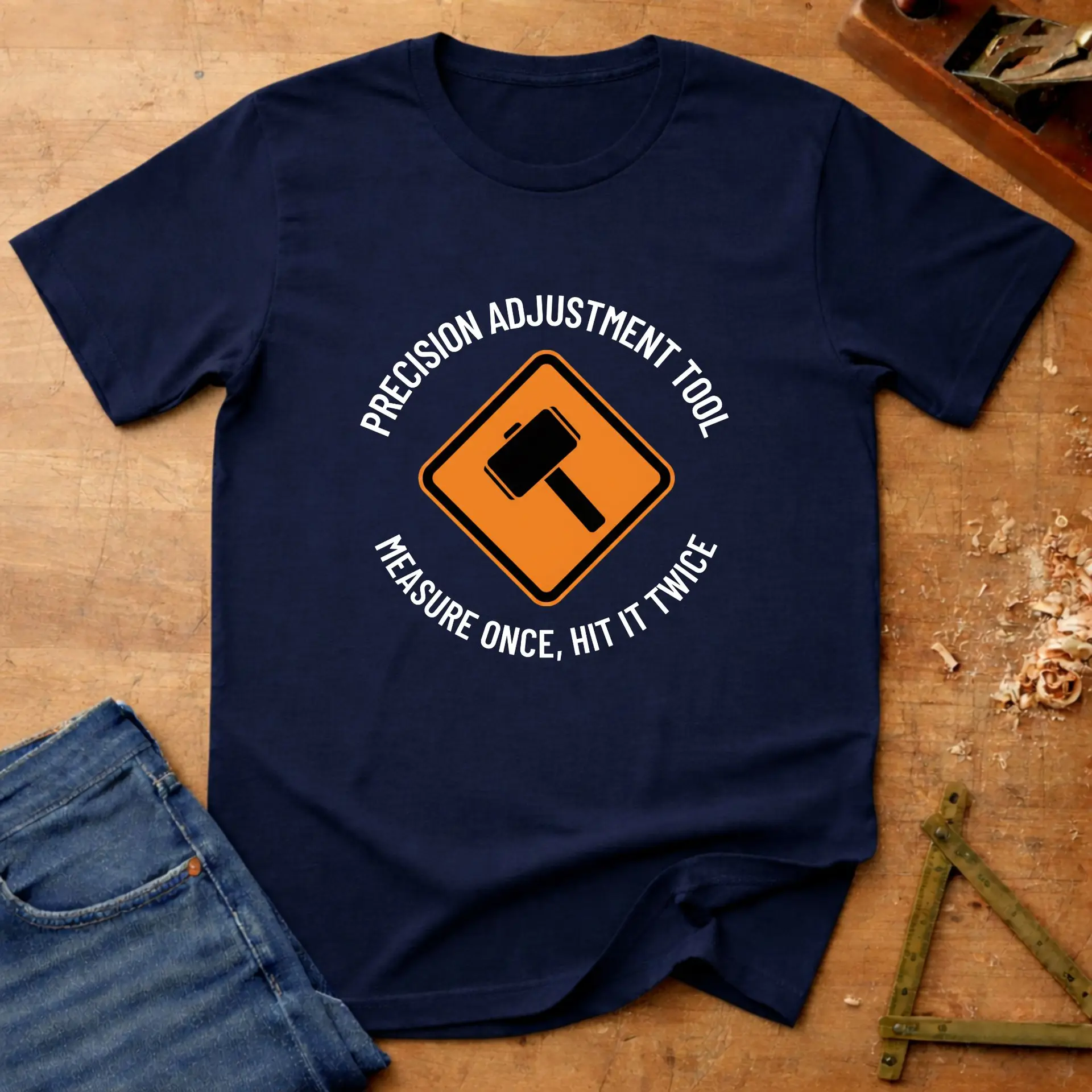 Precision Adjustment Tool, funny handyman T-shirt